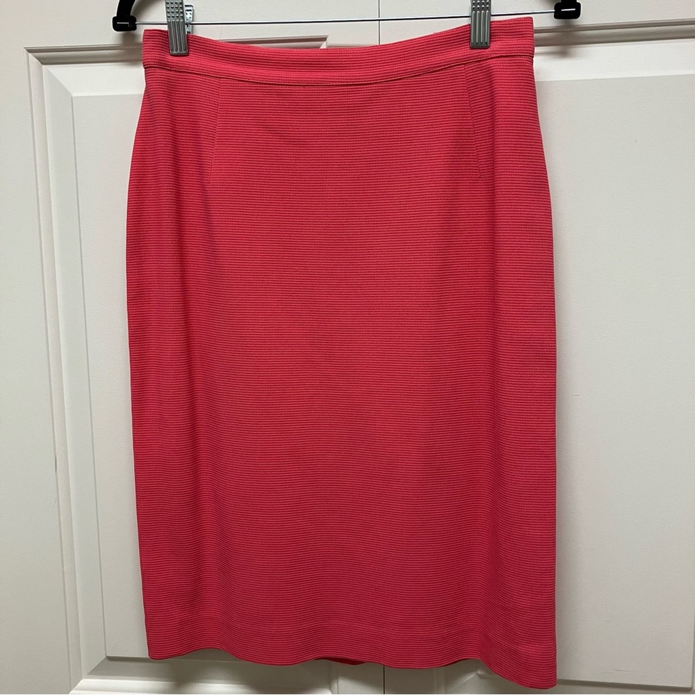 Vintage Tous Les Jour cotton pencil skirt, Made in Italy, pink, 8